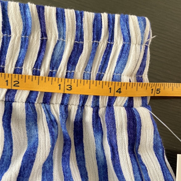 STRIPED WIDE LEG LIGHT PANTS - Picture 7 of 9